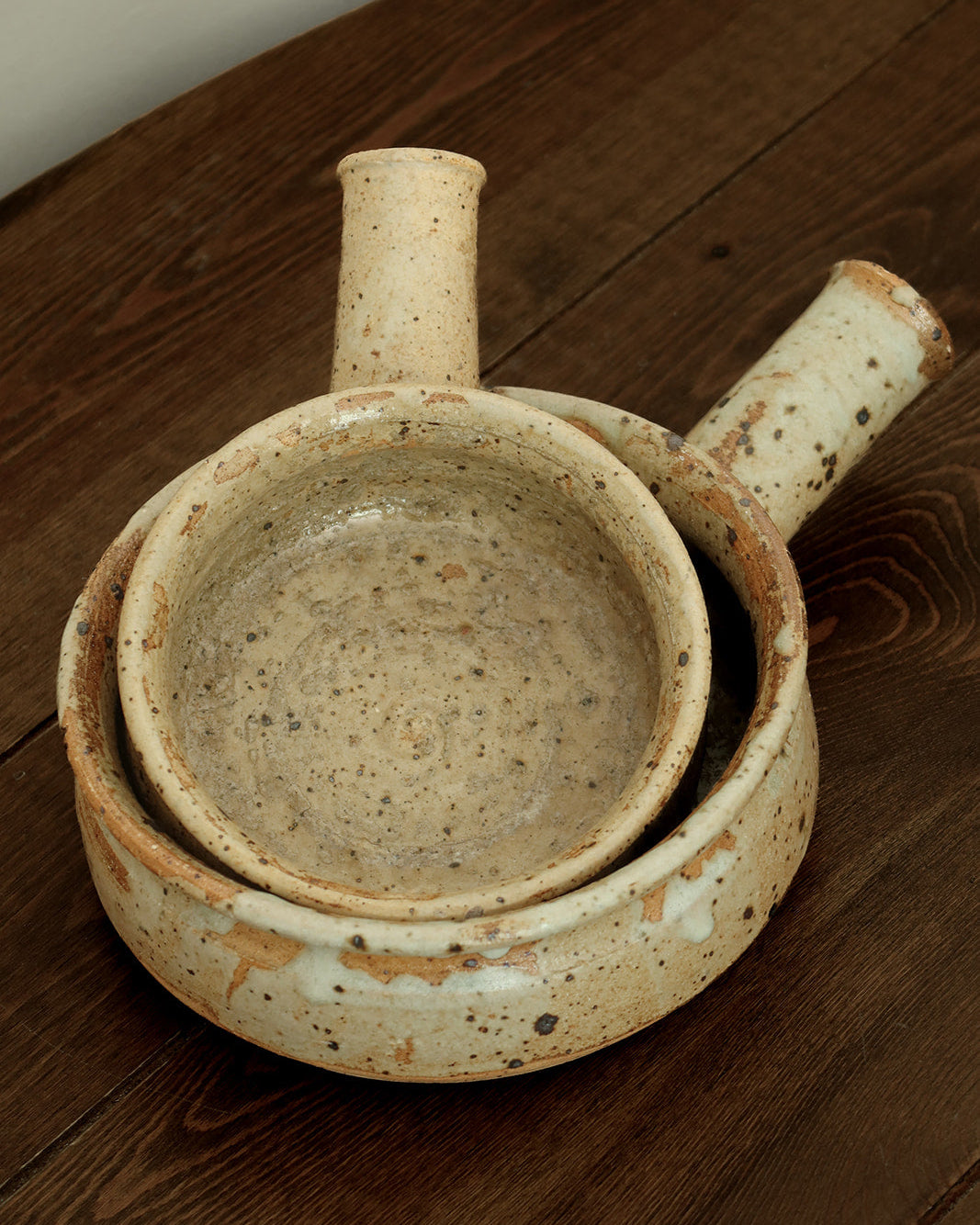 Pierre Digan Double Stoneware Serving Bowls