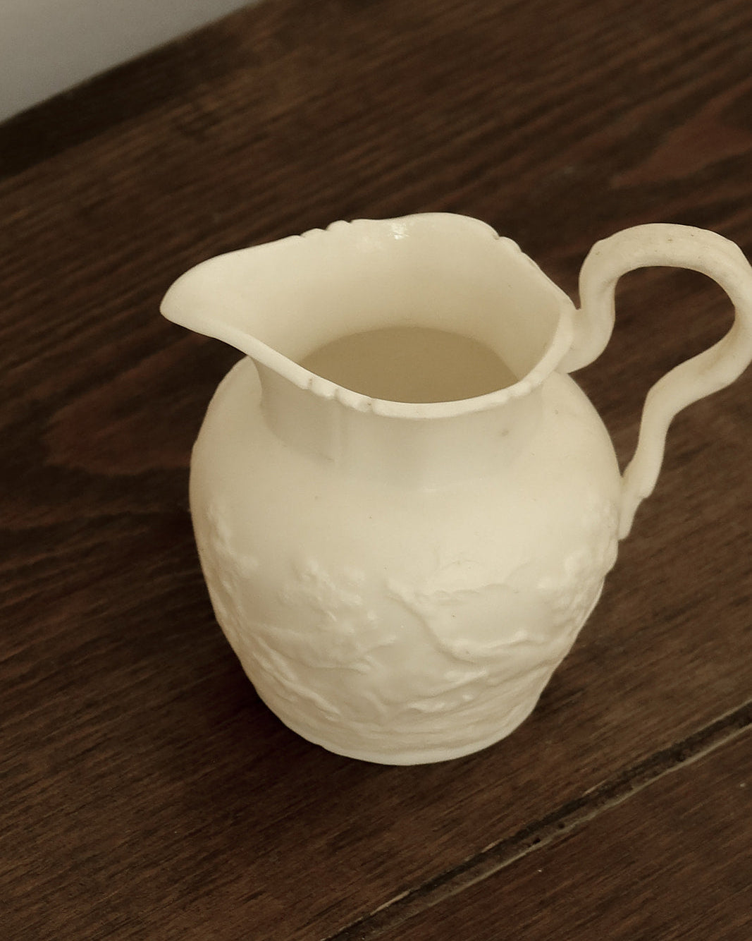 19th Century English Parian Mini Pitcher