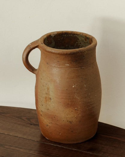 Antique French Stoneware Pitcher - II