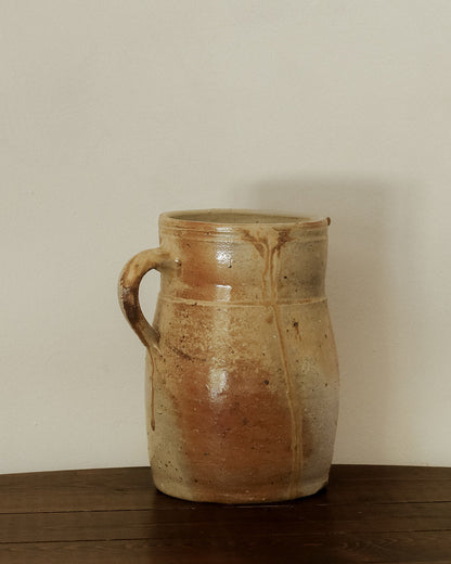 Antique French Stoneware Pitcher - IV