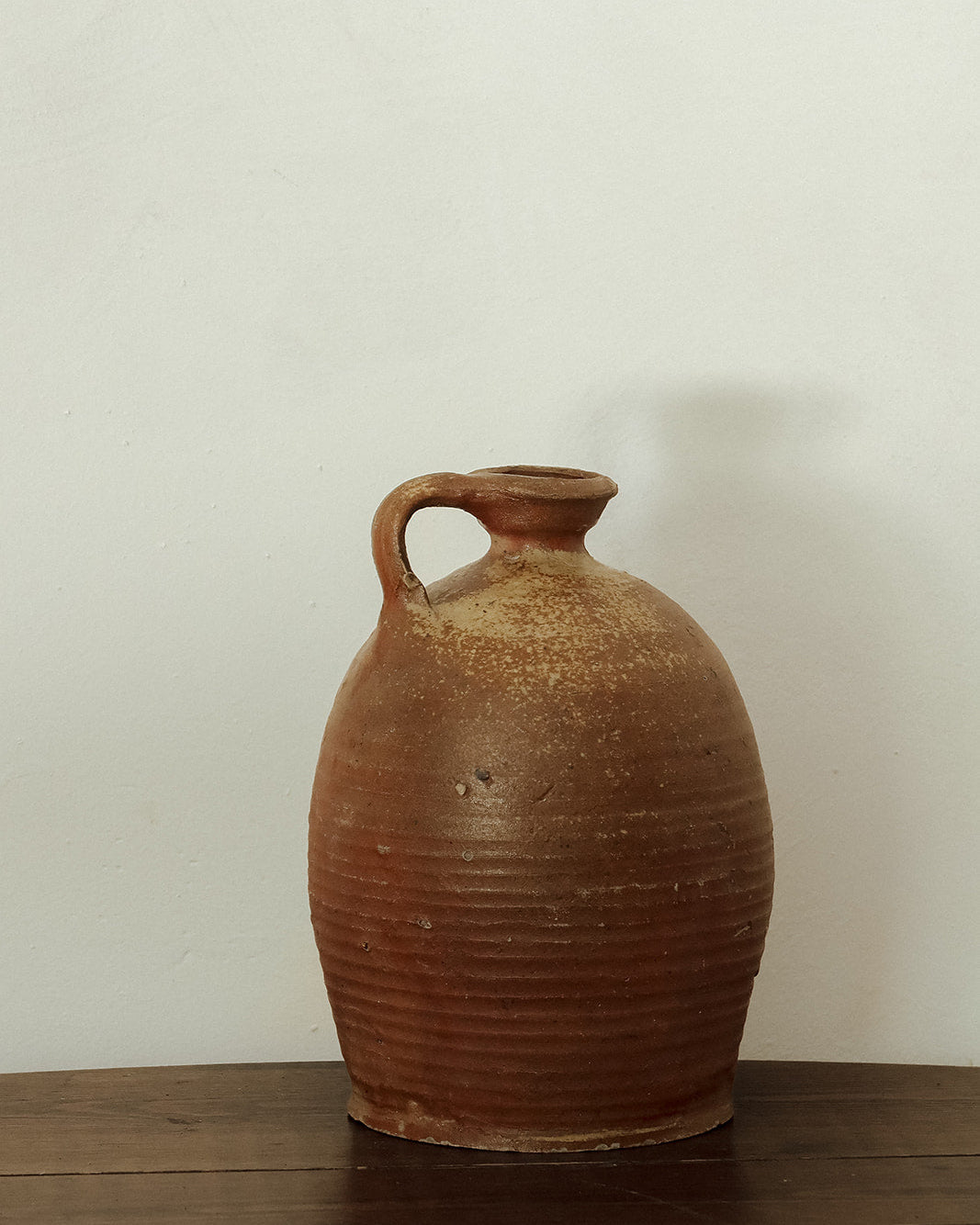 Antique French Stoneware Oil Jug - IV