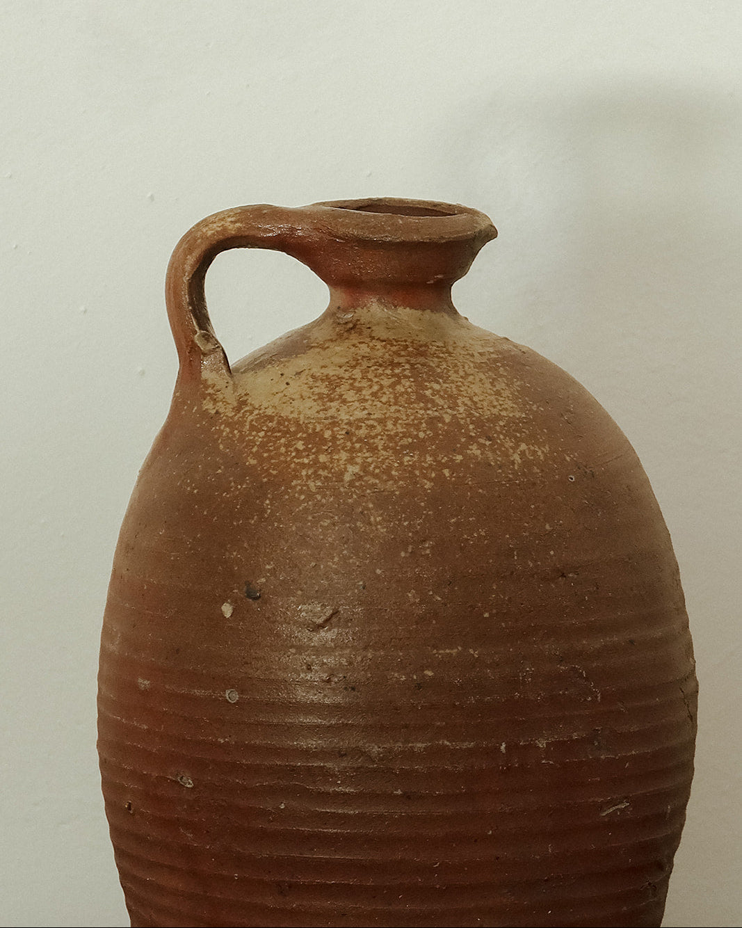 Antique French Stoneware Oil Jug - IV