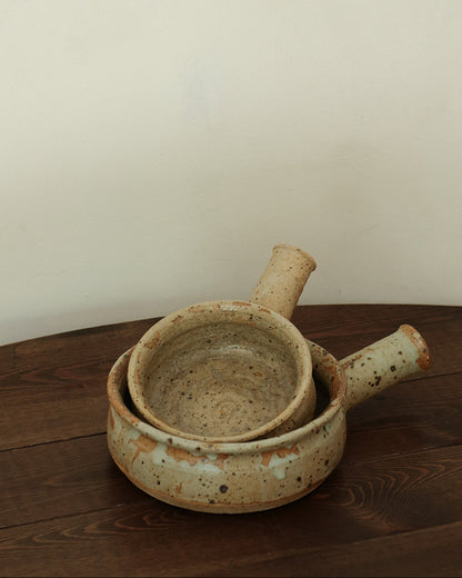 Pierre Digan Double Stoneware Serving Bowls