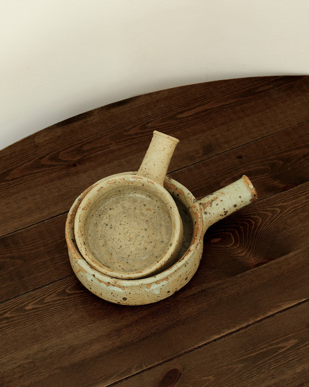 Pierre Digan Double Stoneware Serving Bowls