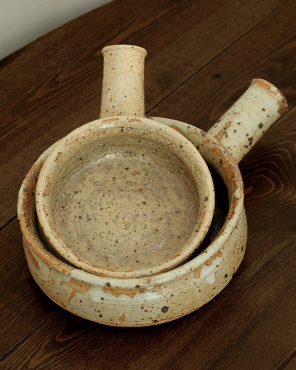 Pierre Digan Double Stoneware Serving Bowls