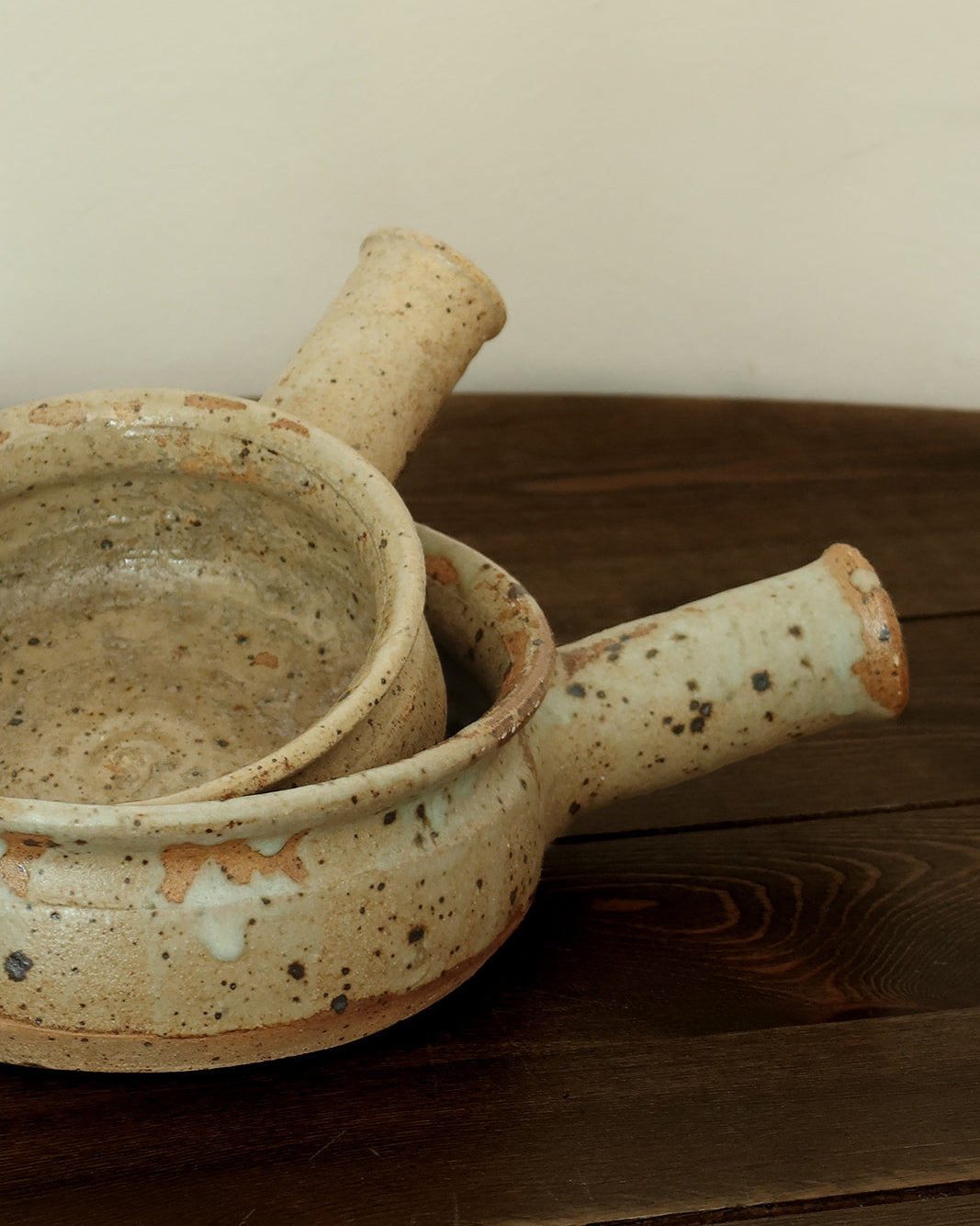 Pierre Digan Double Stoneware Serving Bowls