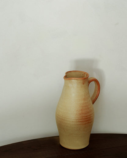 Vintage French Studio Pottery Pitcher