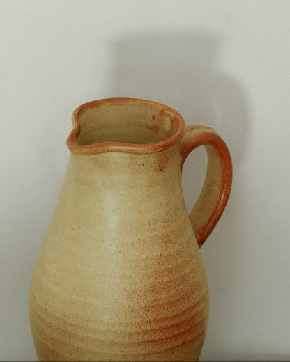 Vintage French Studio Pottery Pitcher