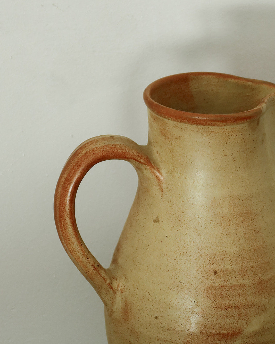 Vintage French Studio Pottery Pitcher