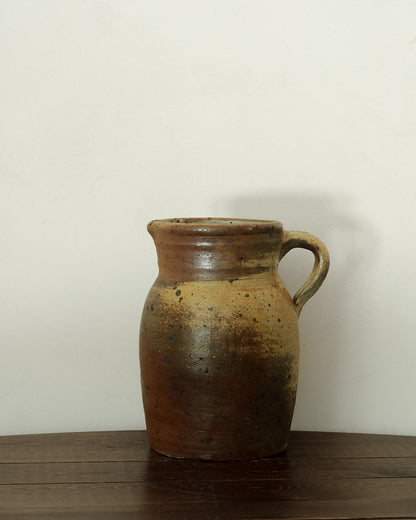 Antique French Stoneware Pitcher - III