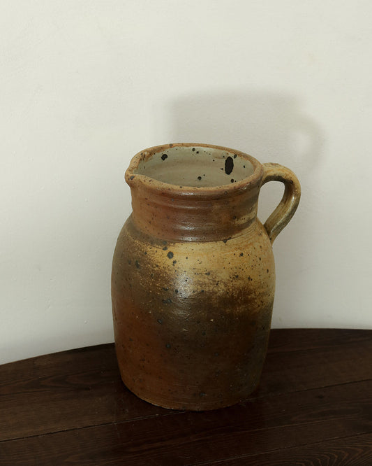 Antique French Stoneware Pitcher - III