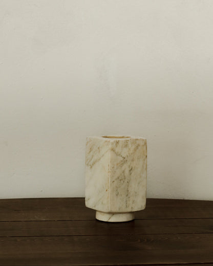 Carved Marble Vessel
