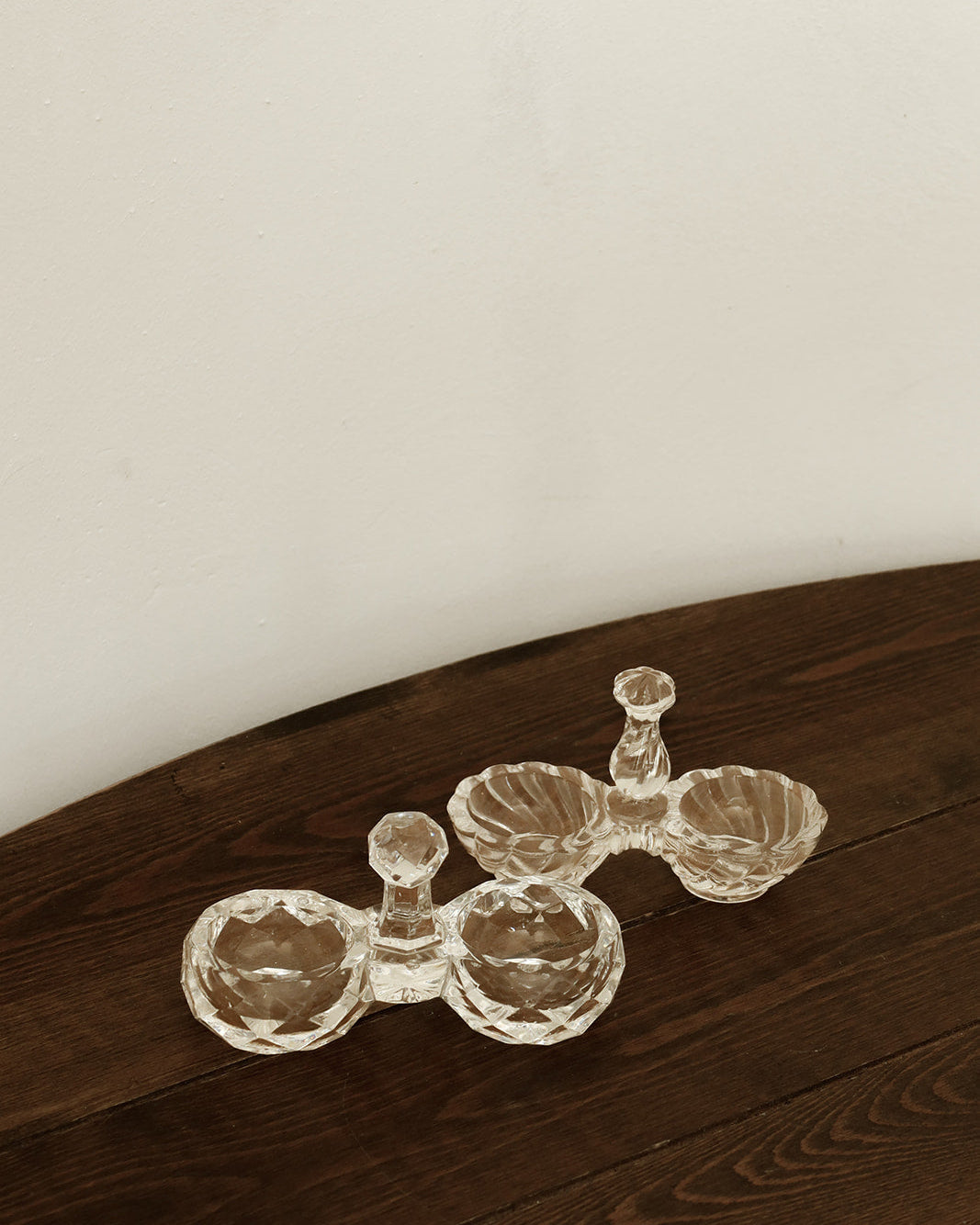 Baccarat Crystal Double Salt Cellar-I