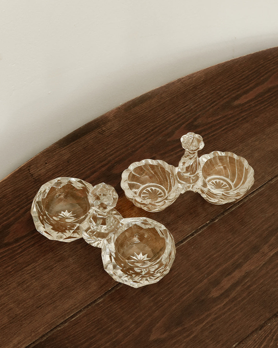 Baccarat Crystal Double Salt Cellar-I