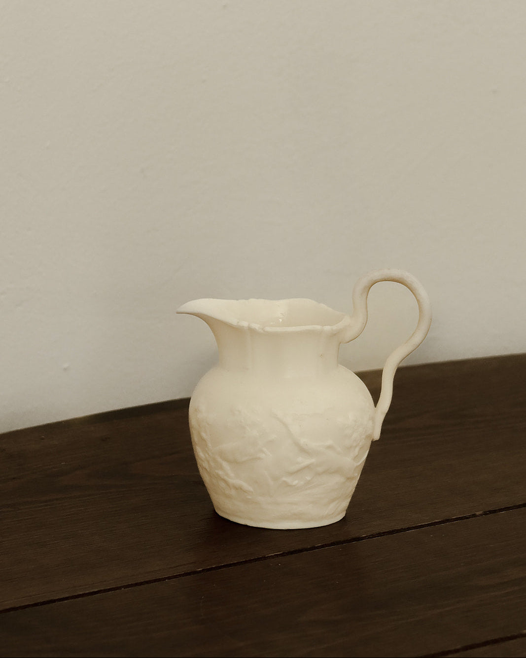 19th Century English Parian Mini Pitcher