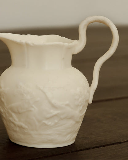 19th Century English Parian Mini Pitcher