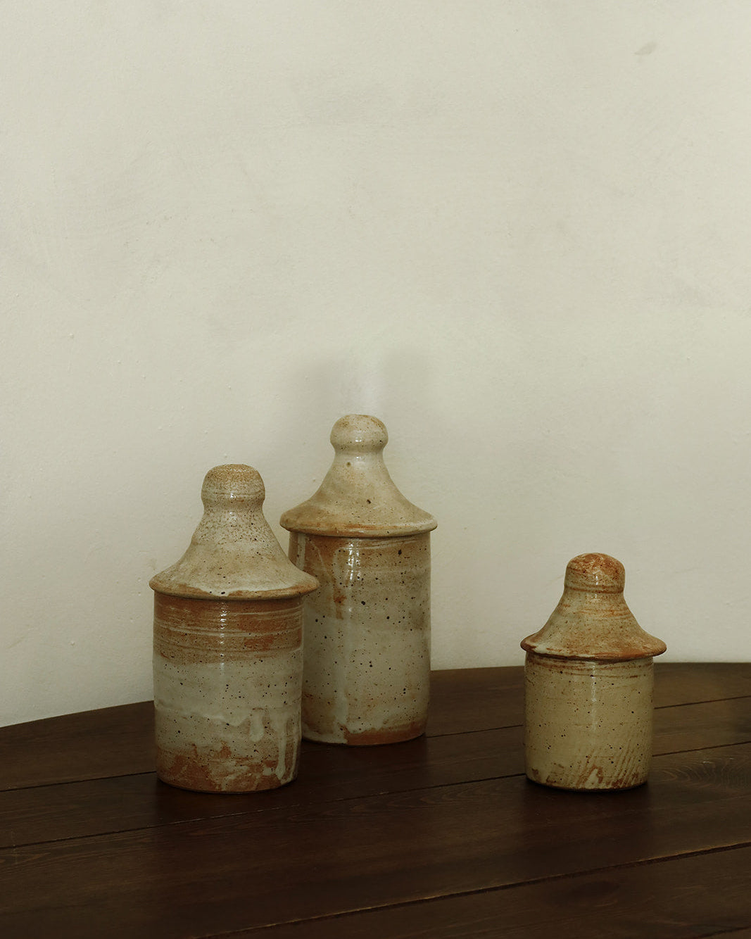 French Stoneware Canister Set