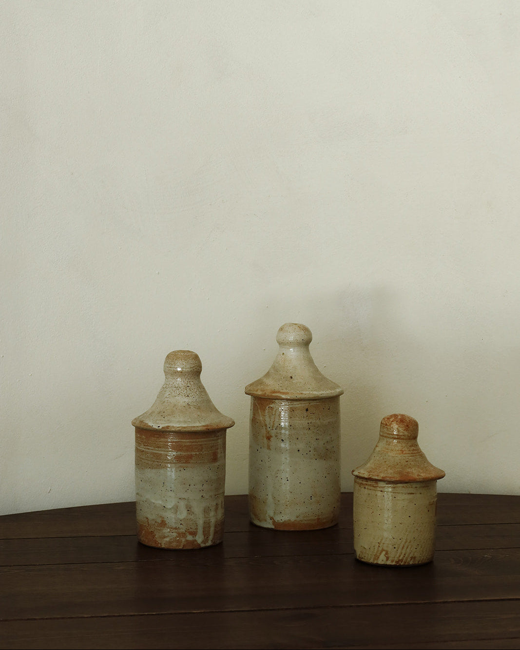 French Stoneware Canister Set
