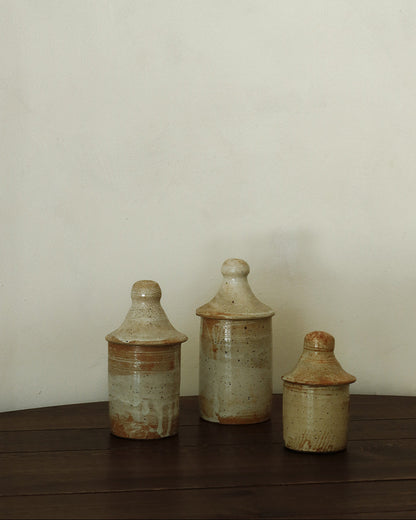 French Stoneware Canister Set
