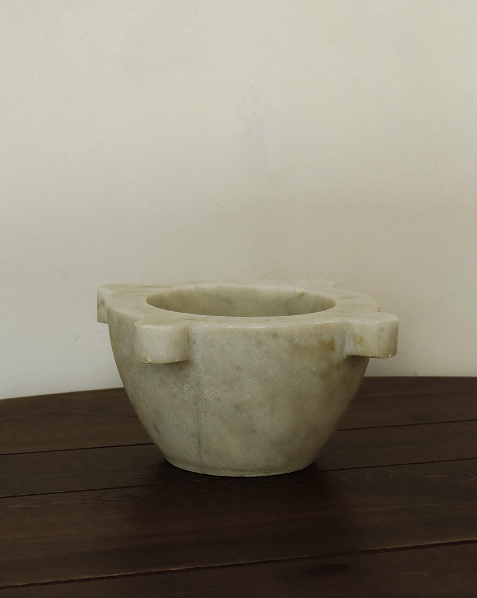 Antique Marble Mortar - I