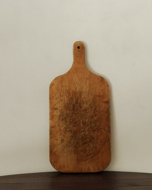 Antique Wood Cutting Board - V